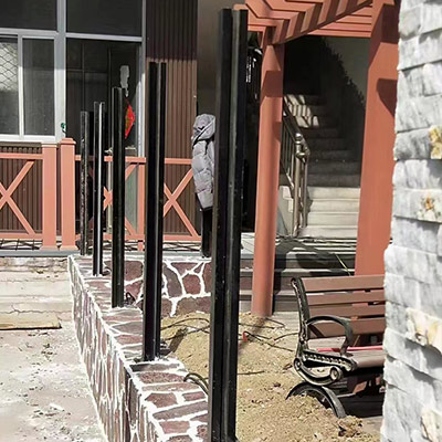 Exterior WPC fence and rail 