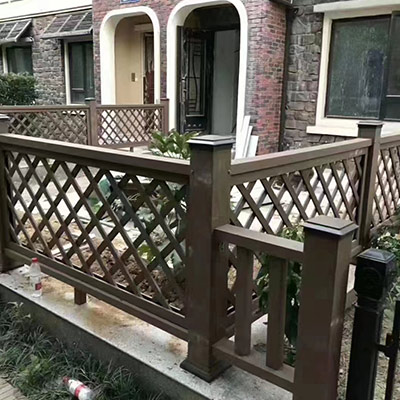 Exterior WPC fence and rail 