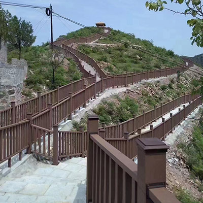 Exterior WPC fence and rail 